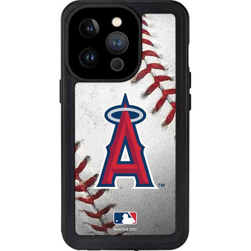 MLB Los Angeles Angels Game Ball iPhone 15 Pro Waterproof Case